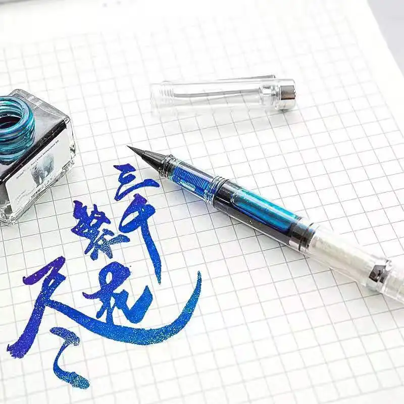 Портативная прозрачная кисть для каллиграфии - Фотография_5