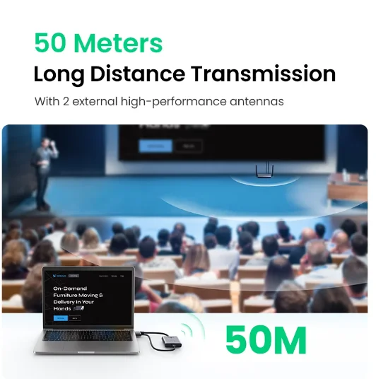 Tlf ugreen cm506 беспроводной hd-mi - Фотография_4