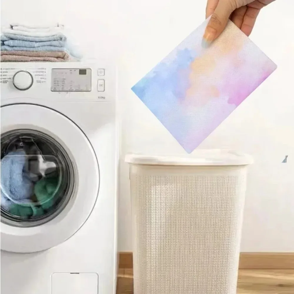 Поглощающий цвет лист для стиральной машины - Фотография_4