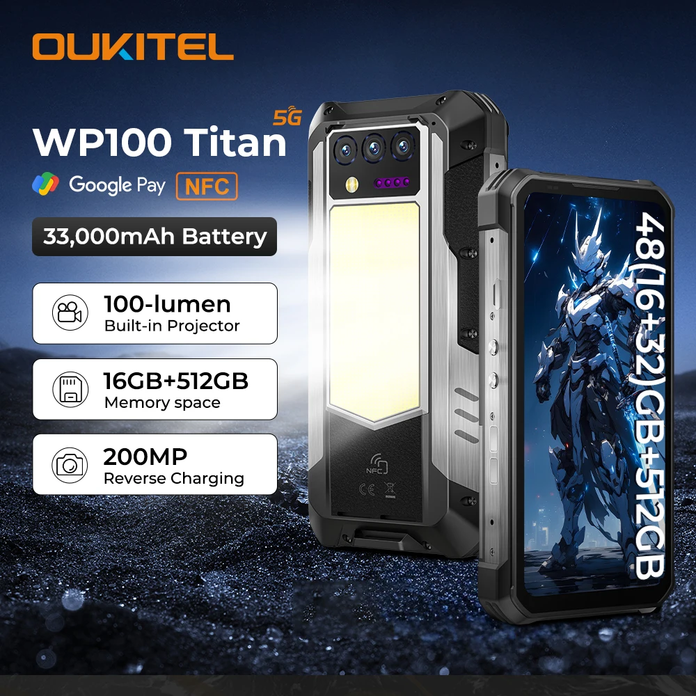 Прочный телефон oukitel wp100 titan