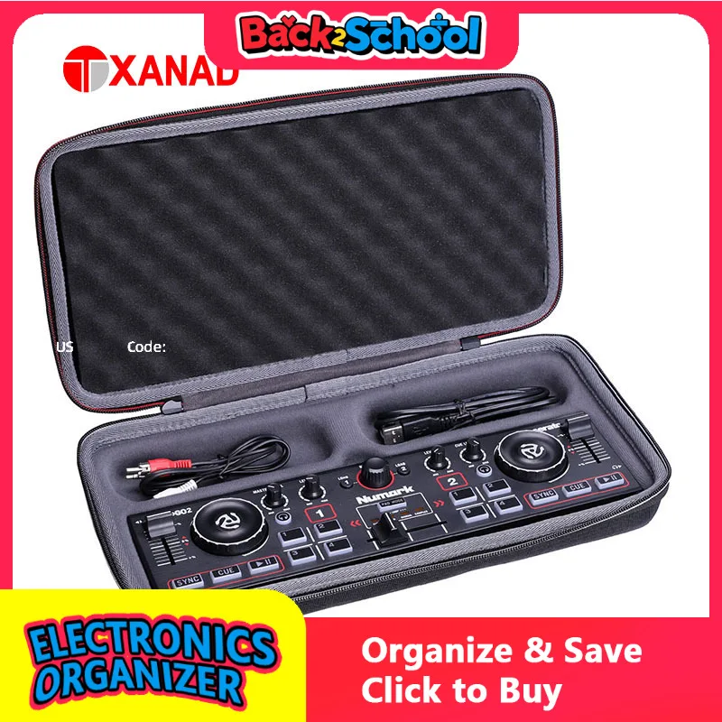 Жесткий чехол xanad eva для сенсорного dj контроллера numark dj2go2
