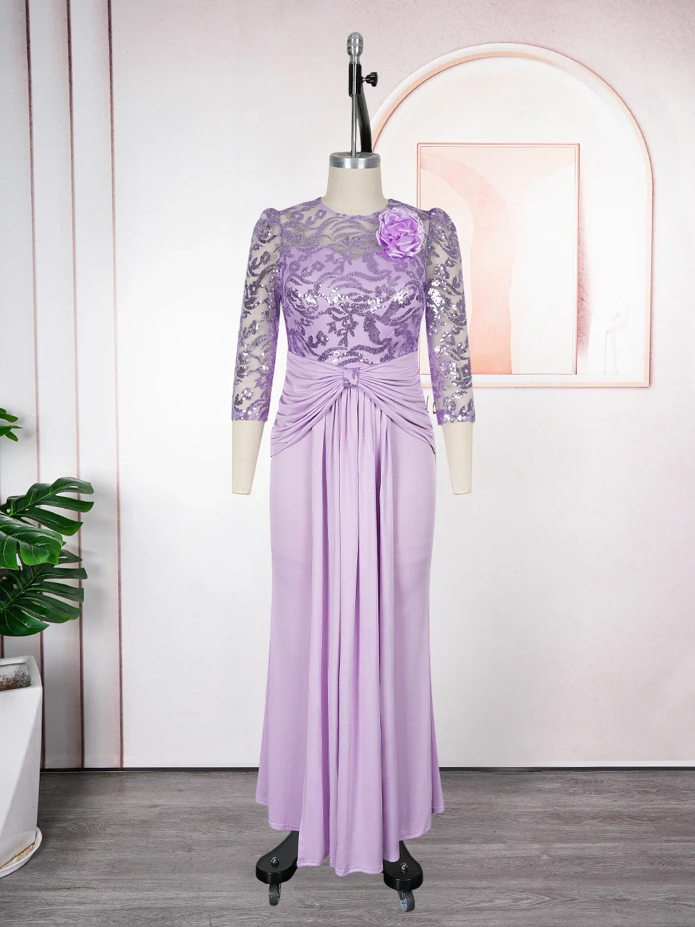 Африканские вечерние платья больших размеров для женщин - Фотография_6