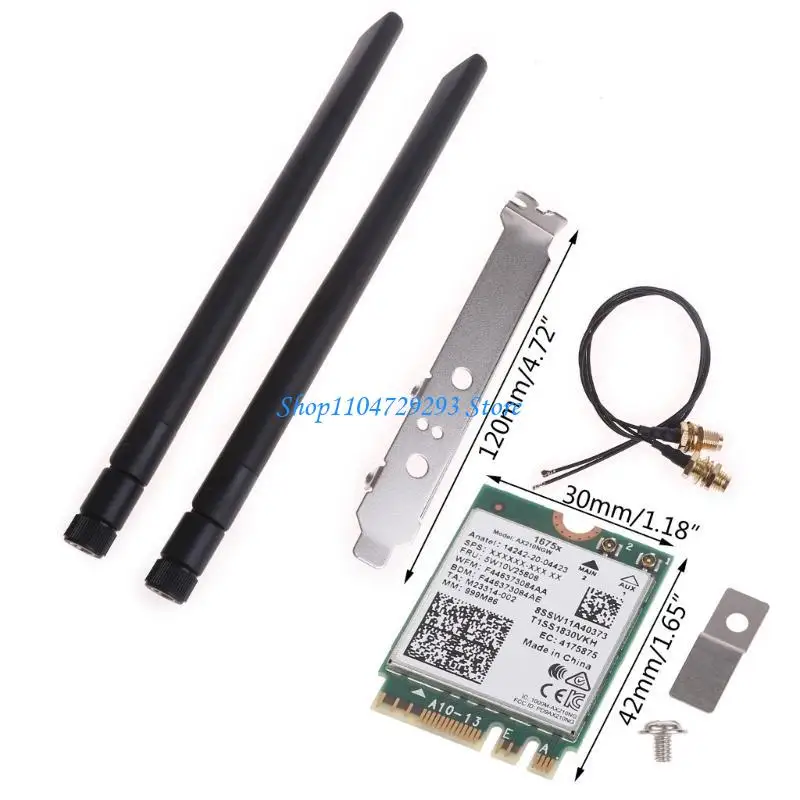 Y2gd killer 1675x ax210 5374mbps wifi 6e адаптер 5 - Фотография_6