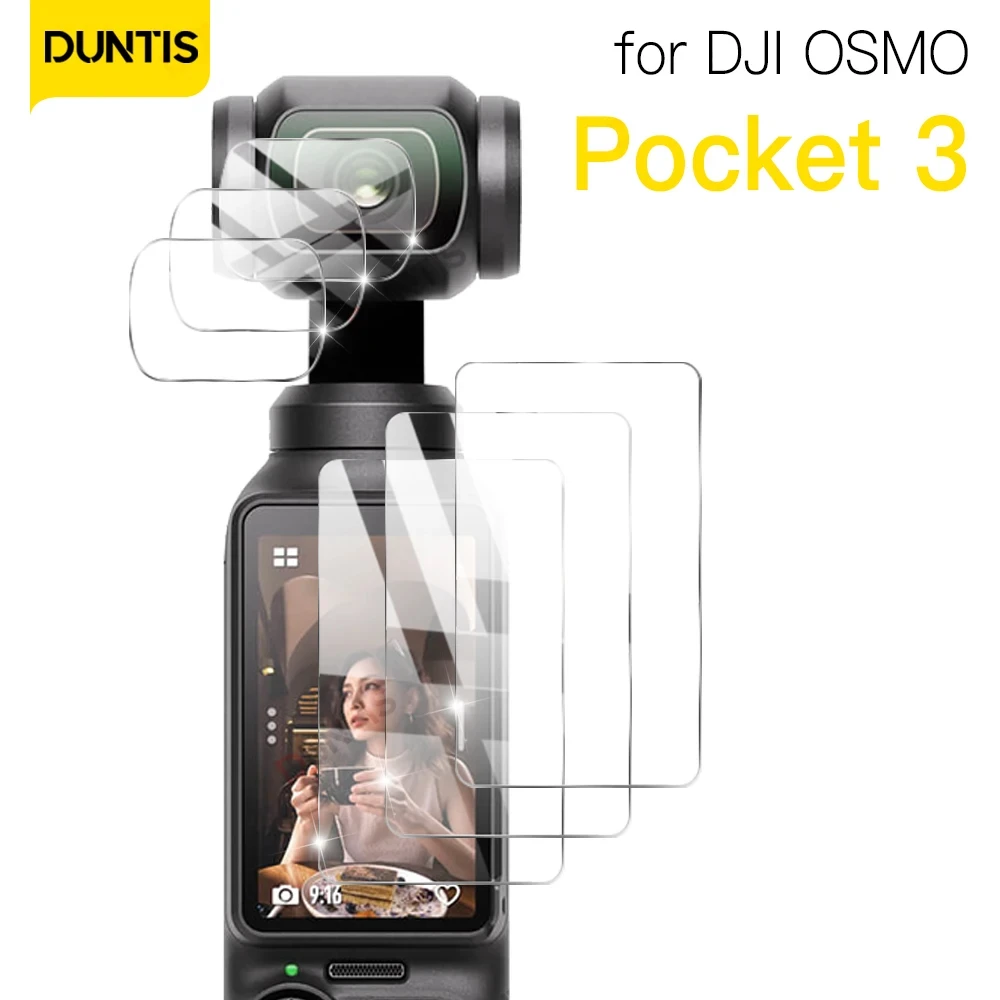 Закаленное стекло 9h hd для dji osmo pocket 3