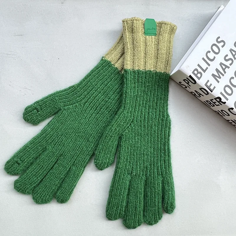 Осенне-зимние новые вязаные модные милые пары - Фотография_4