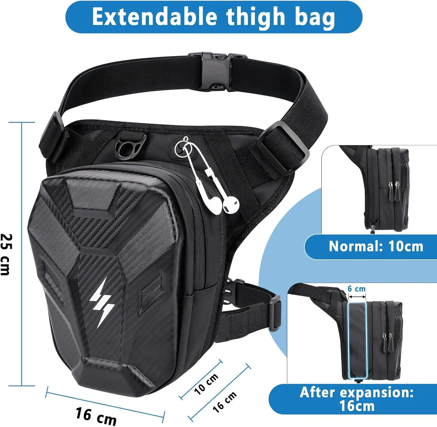 Gxcror мотоциклетная сумка для ног - Фотография_6