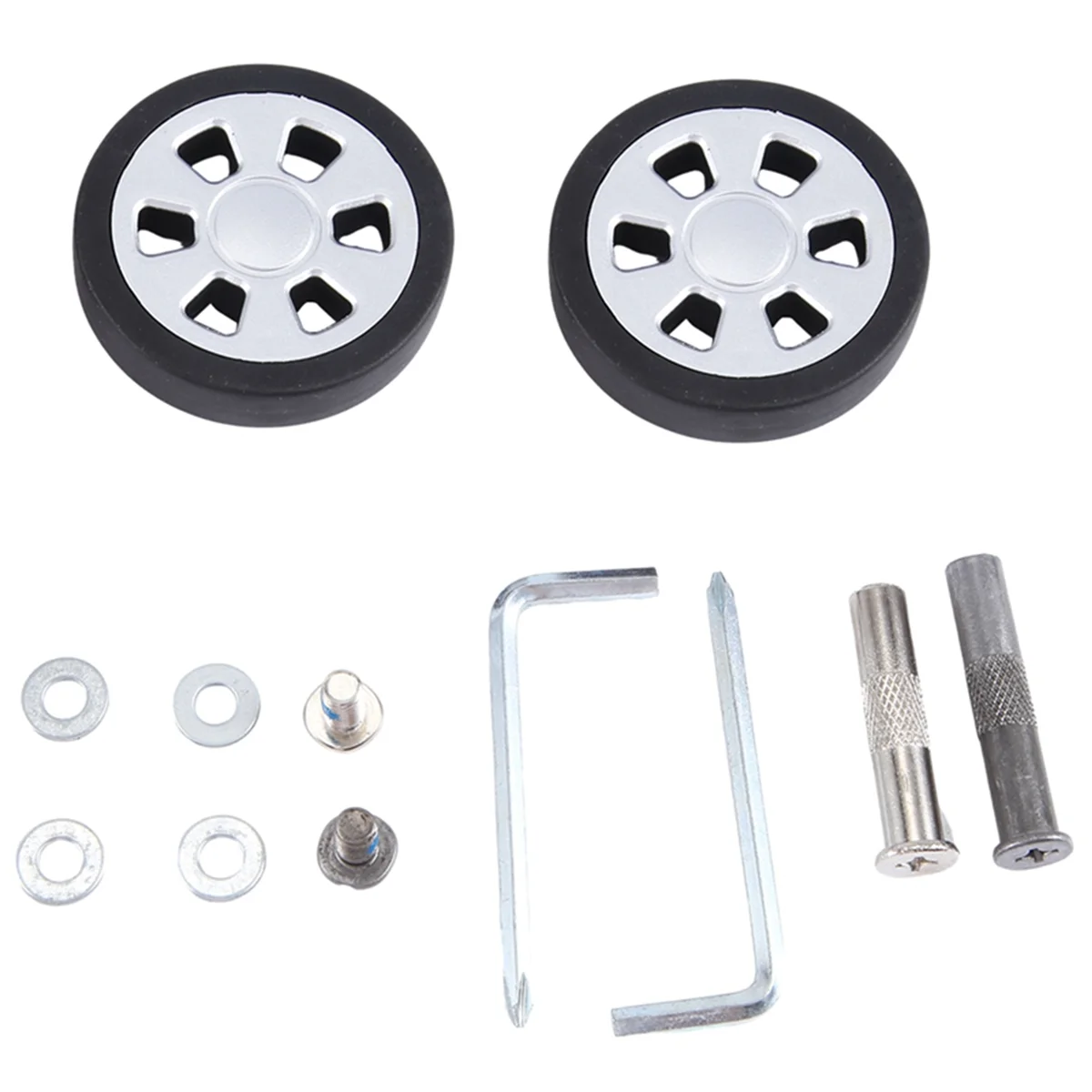 Abqr 55x12 мм, набор из 2 сменных колес для чемодана с колесами для багажа