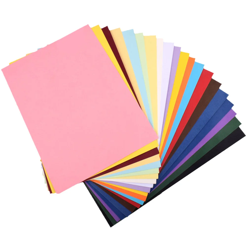 Красочная картонная утолщенная крафт-бумага для проектов ручной работы - Фотография_3