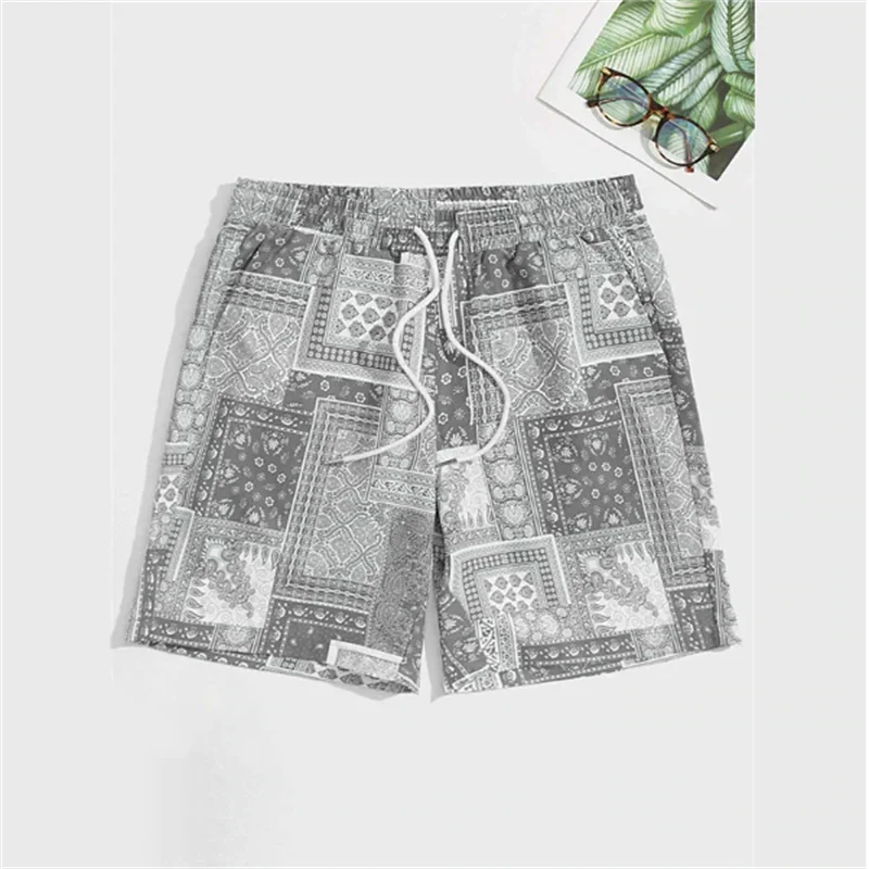 Trend bandana graphic beach short - Фотография_3
