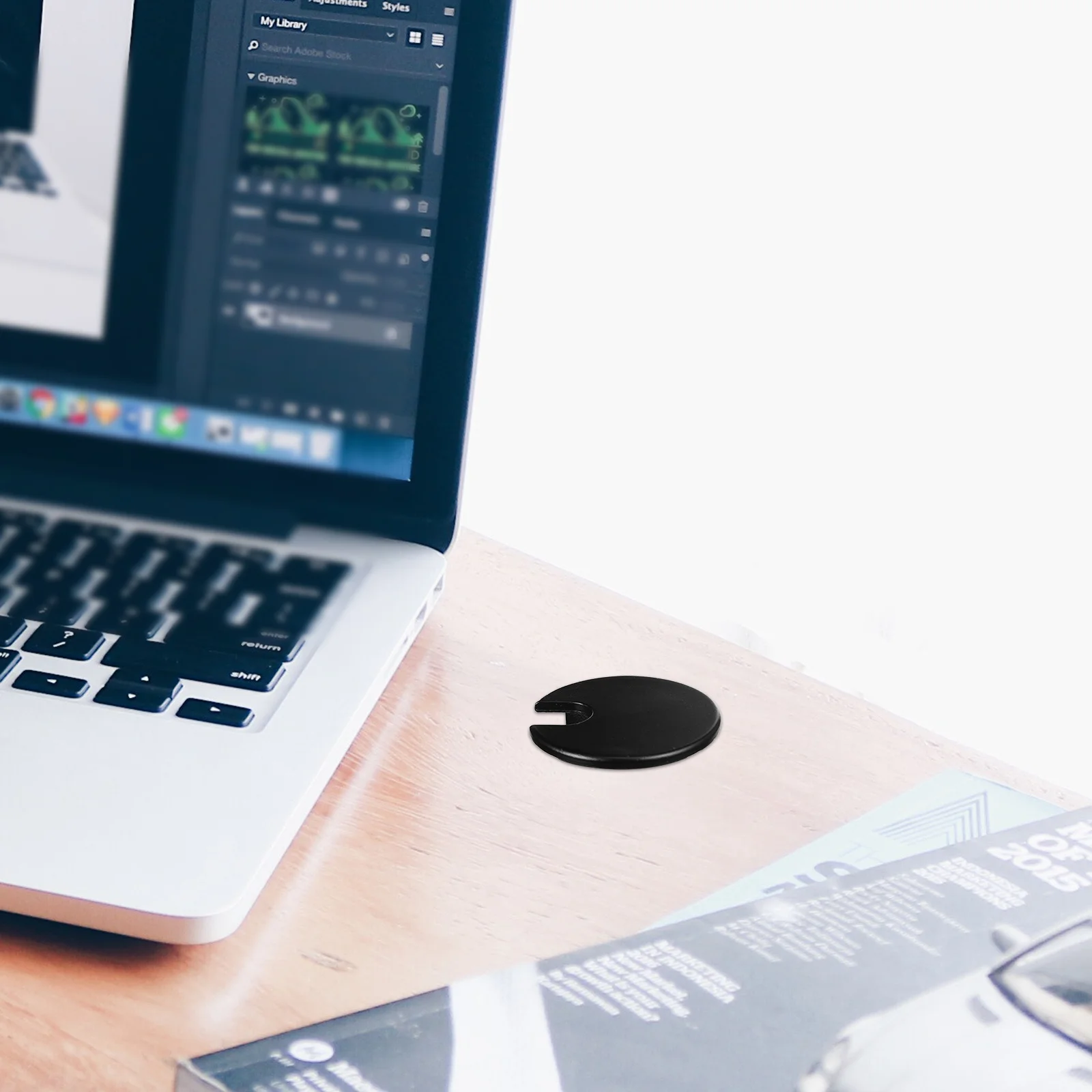 Крышка отверстия для настольного кабеля - Фотография_2