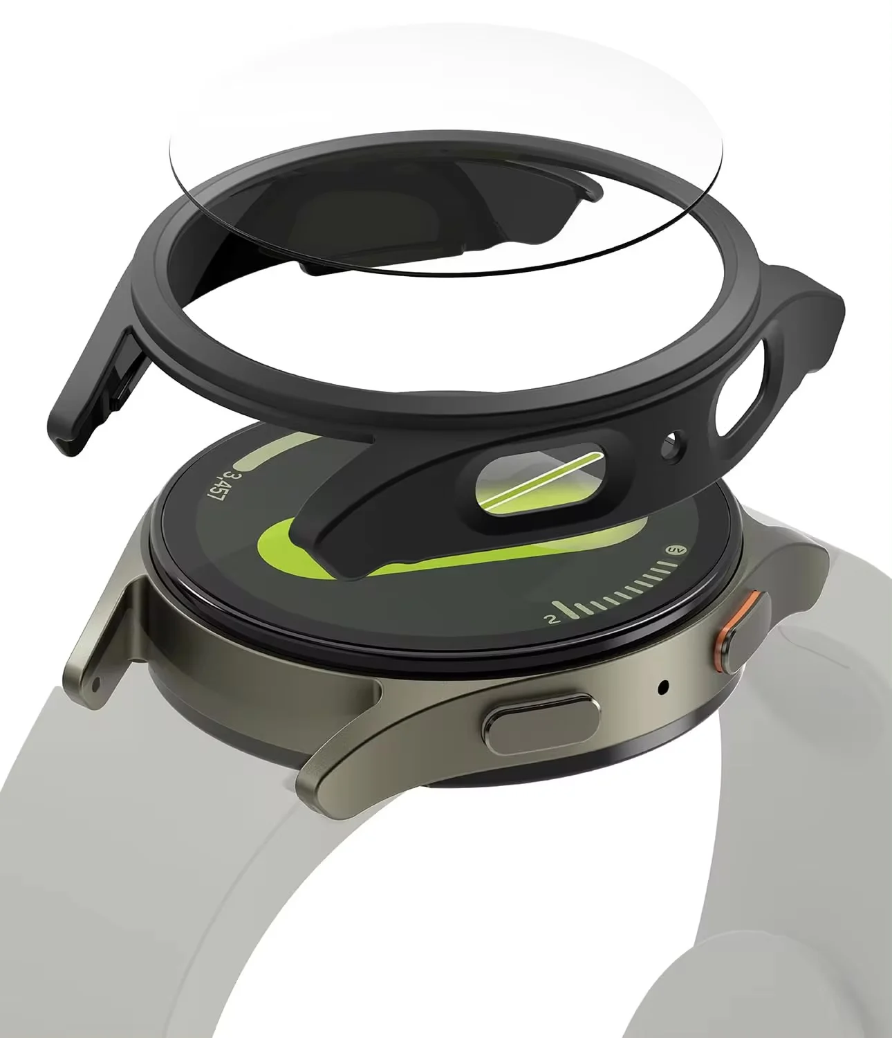 Стекло и чехол для samsung galaxy watch 7 40 мм/44 мм