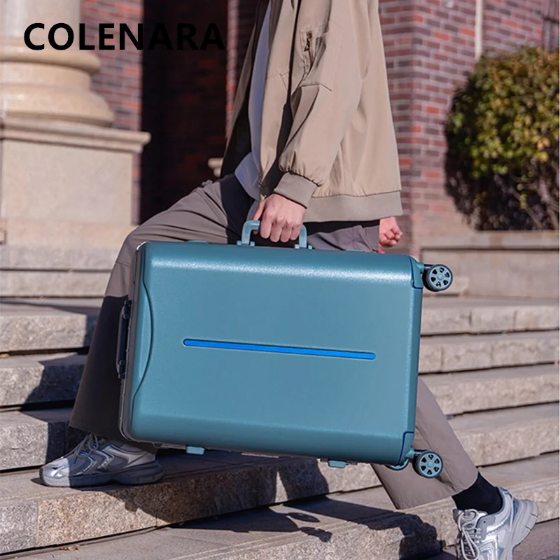 Чемодан colenara из абс-пластика + пк