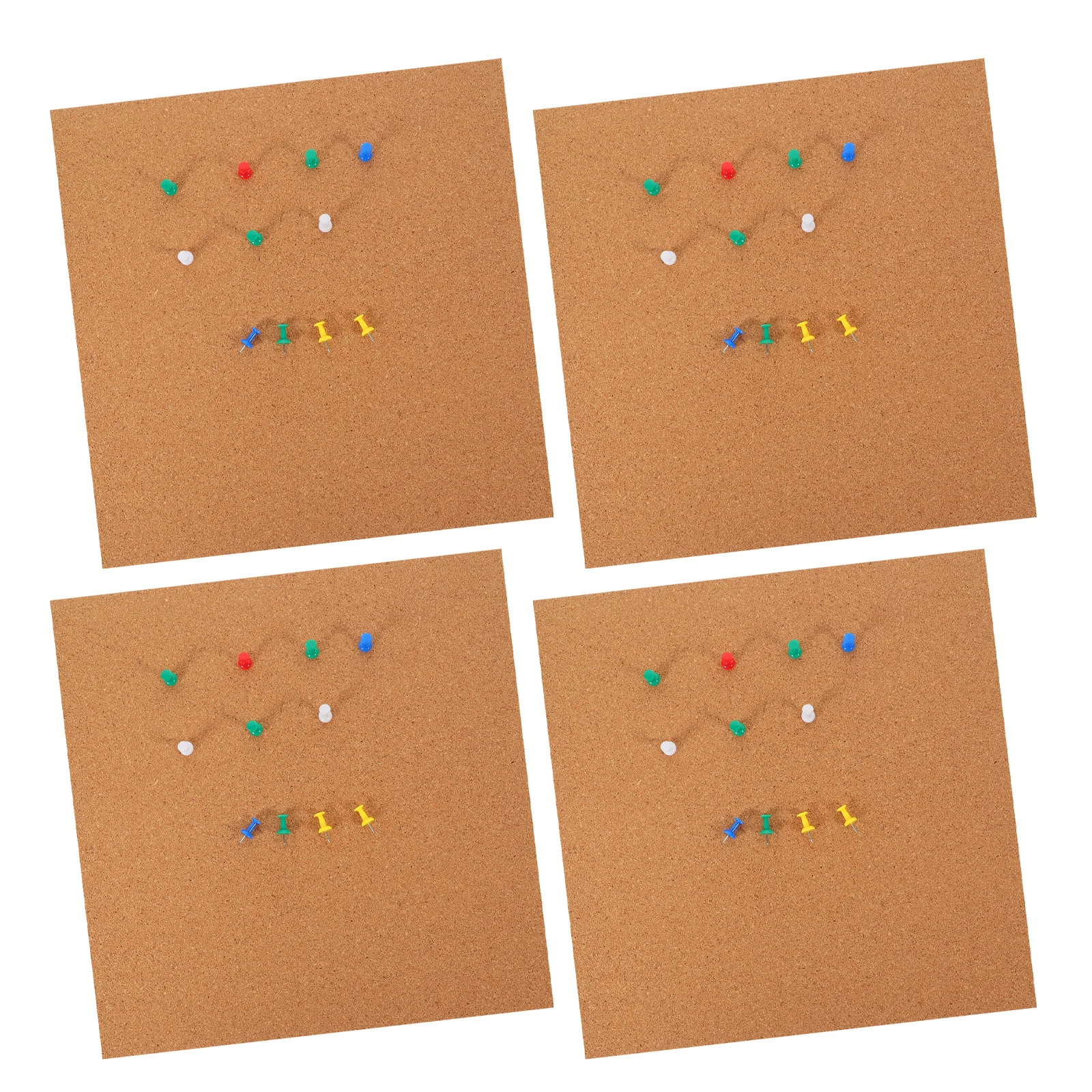 1 комплект пробковой доски со стильной деревянной рамкой