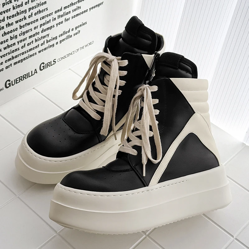 Ботинки унисекс на платформе с