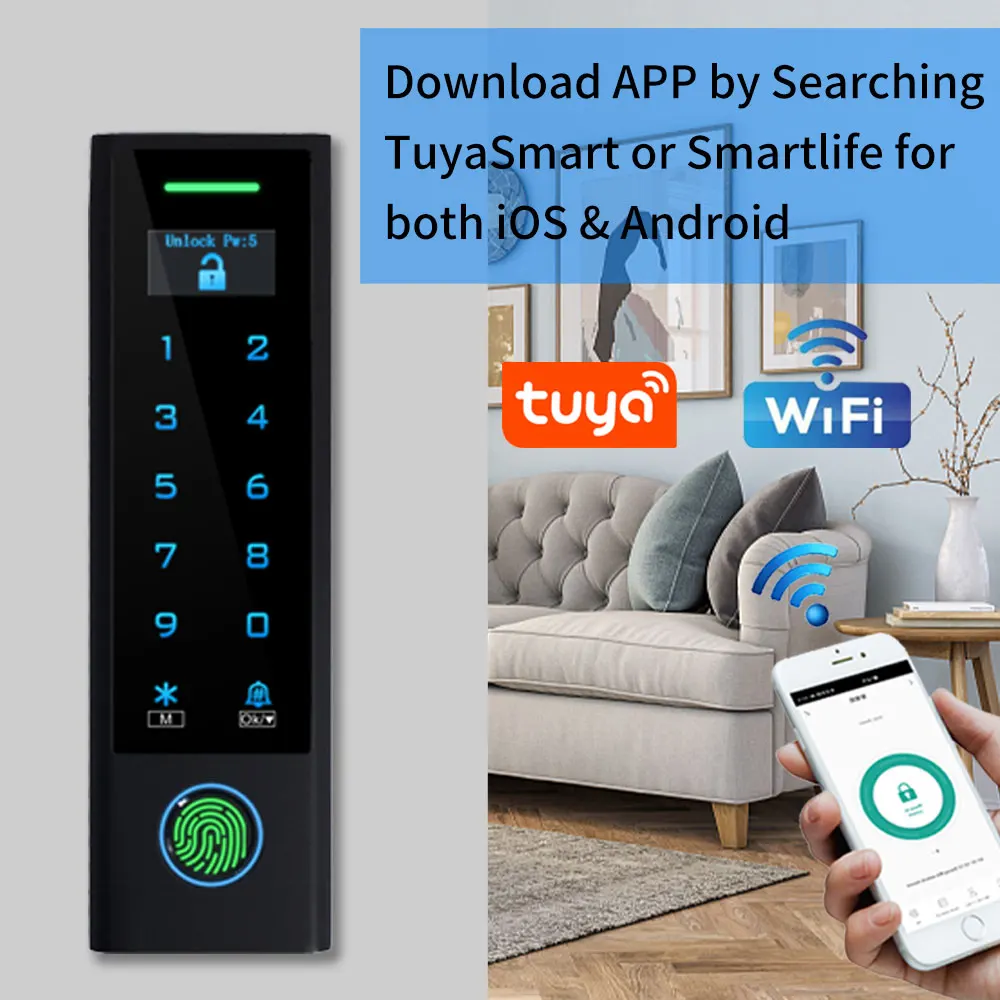 Wi-fi tuya биометрический контроллер - Фотография_2