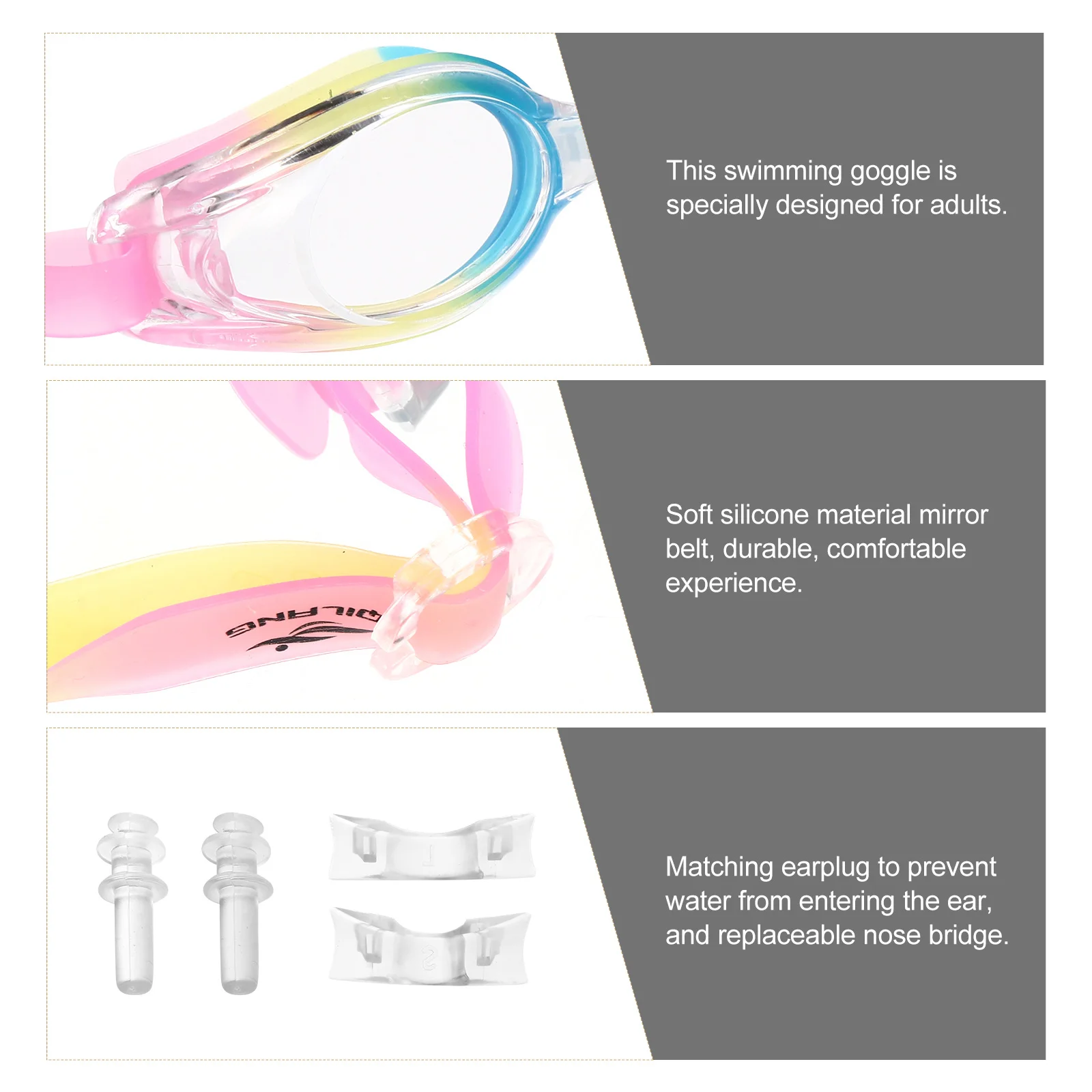 Противотуманные очки для плавания для мужчин и женщин - Фотография_4