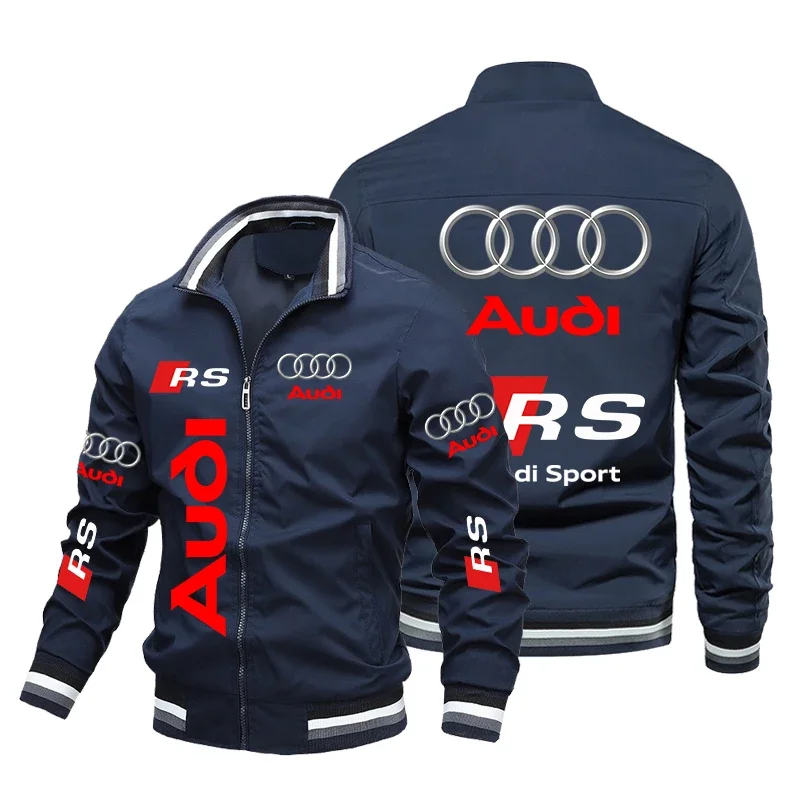 Куртки для мужчин audi и rs с принтом - Фотография_2