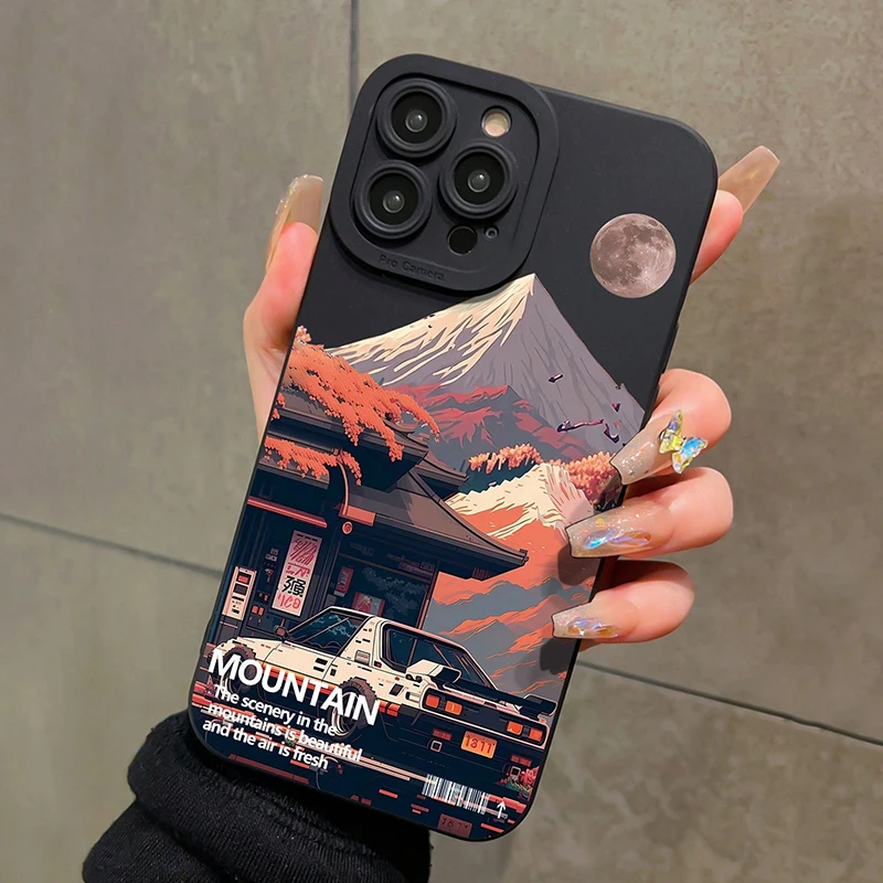 Black mountain ins design silicone - Фотография_6