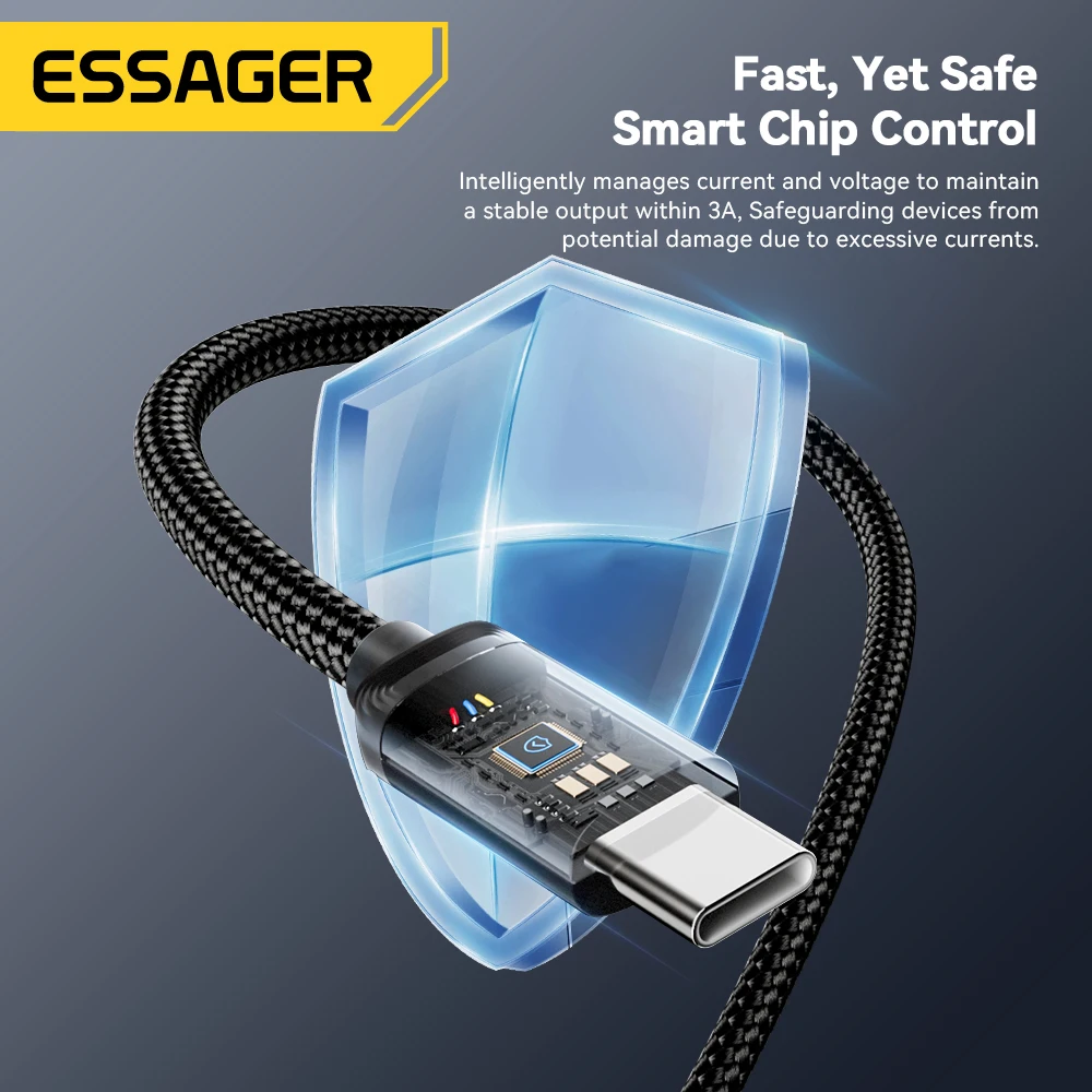 Essager 3a кабель usb типа c usb - Фотография_4