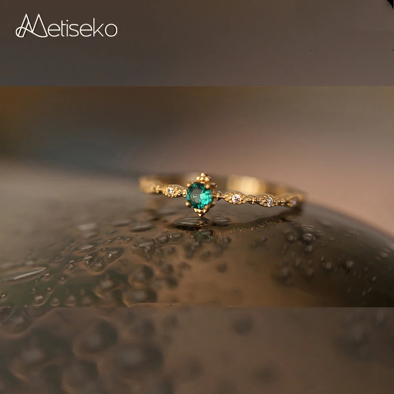 Metiseko настоящее кольцо из стерлингового