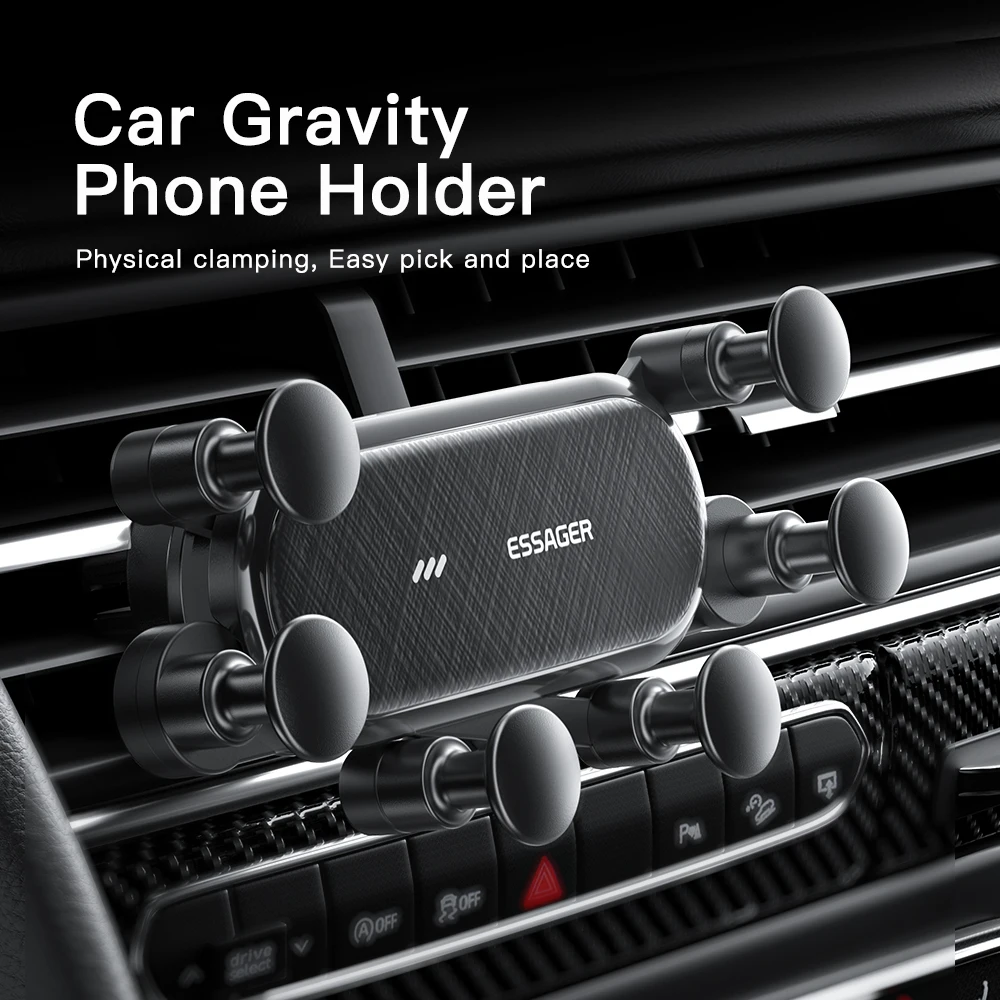 Автомобильный держатель для телефона essager gravity - Фотография_2