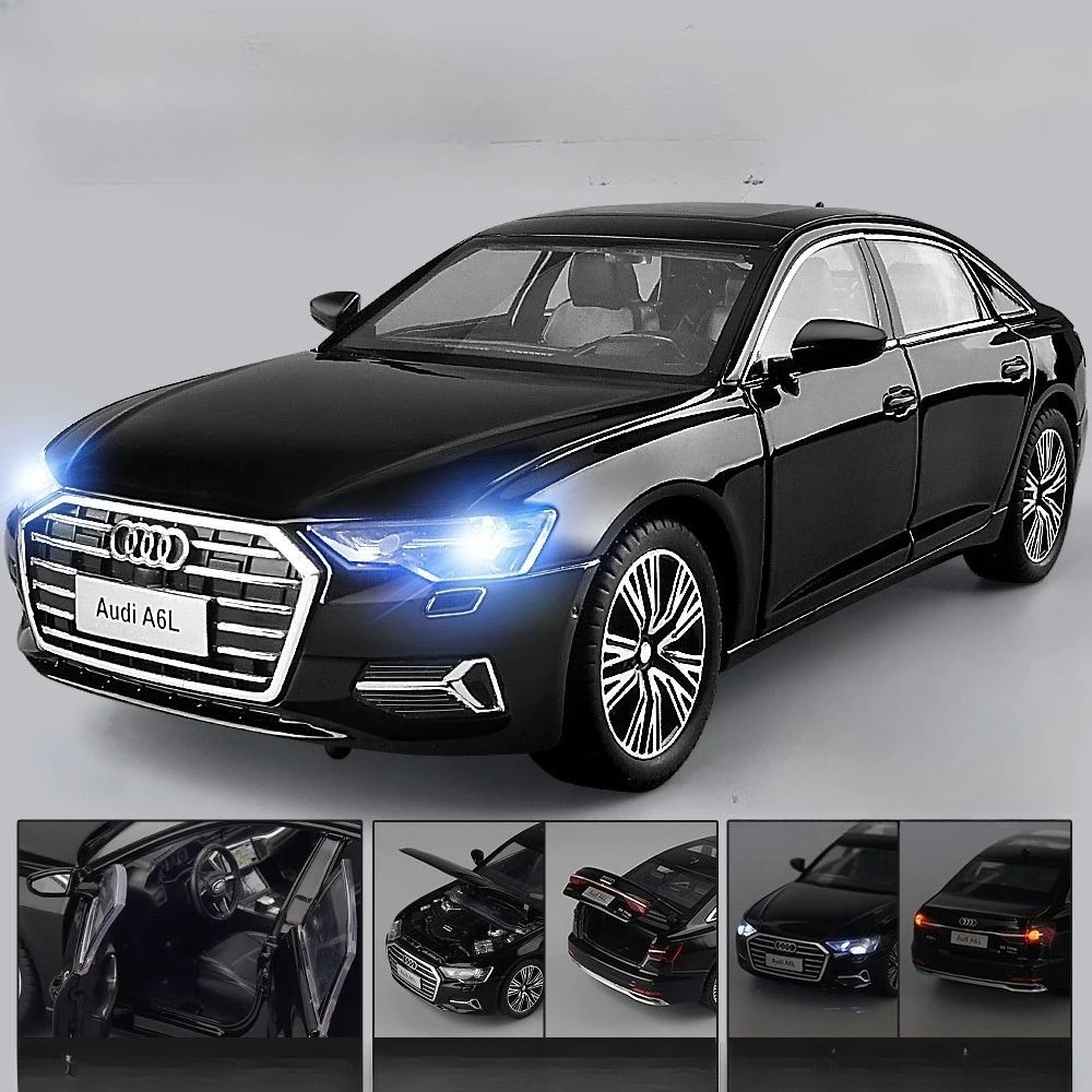 1:24 автомобильные литья из сплава audi a6 и модели игрушечных автомобилей - Фотография_3