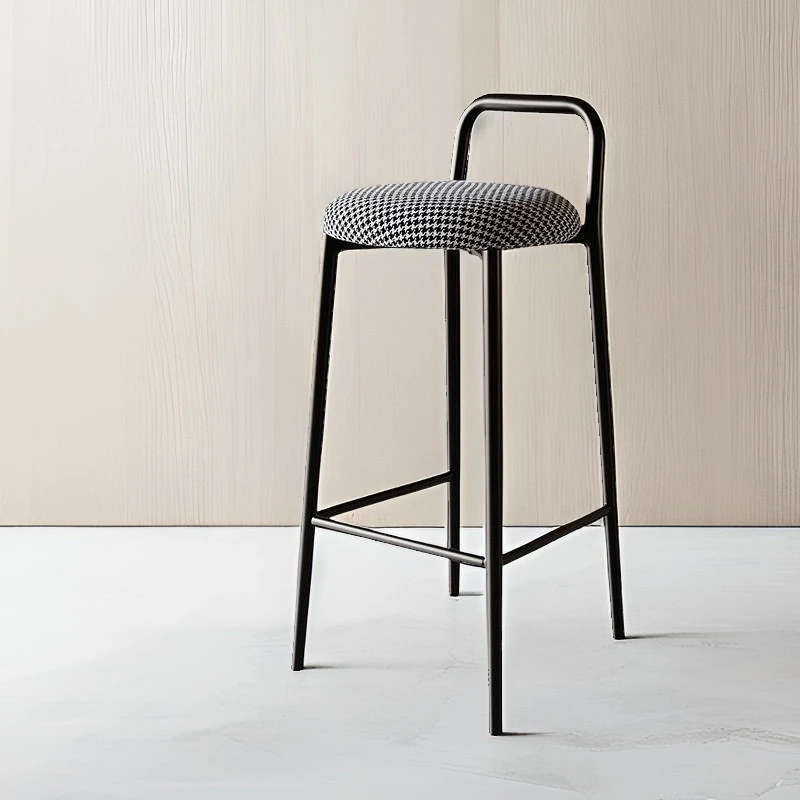 Дизайнерский барный стул со спинкой - Фотография_2