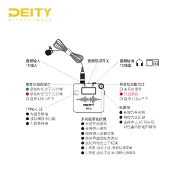 Карманный профессиональный рекордер deity pr-2 со встроенным таймером - Фотография_2