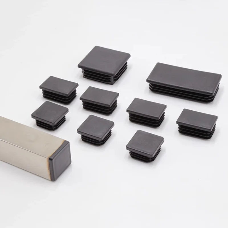 Черная пластиковая квадратная заглушка для труб - Фотография_6