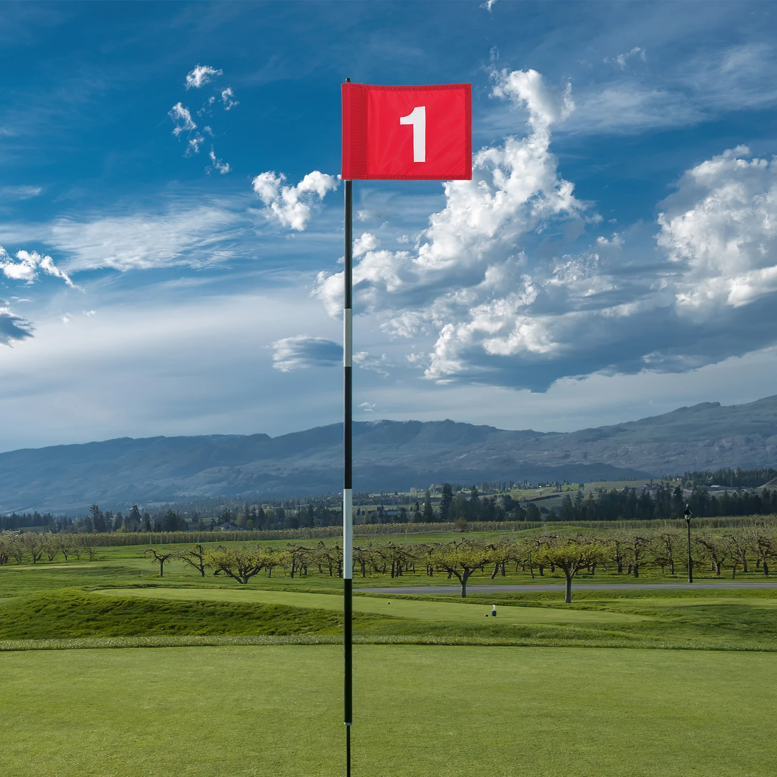 Флаг для гольфа, высокий дизайн,