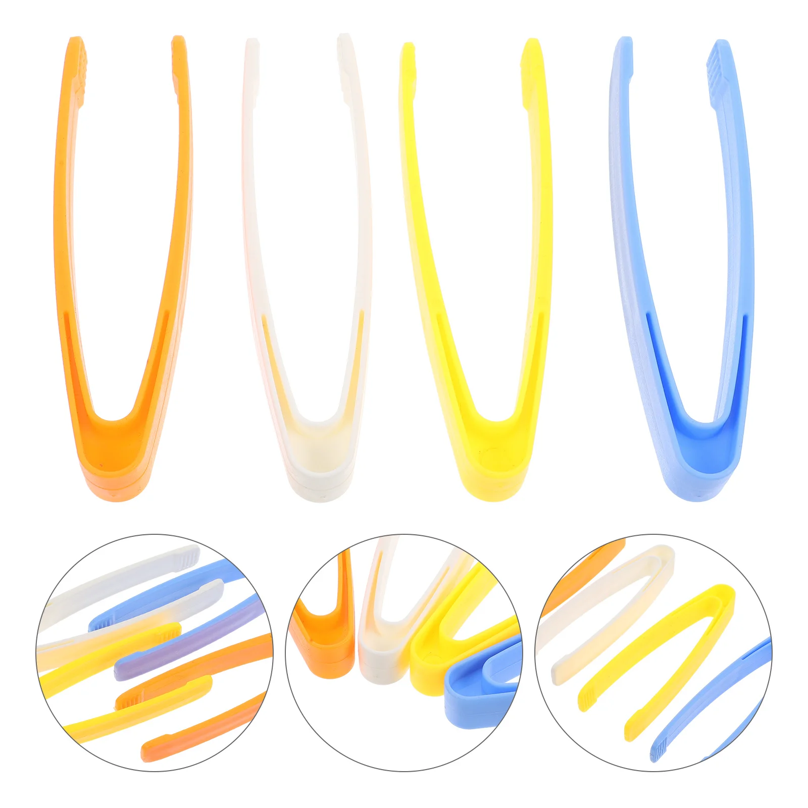 Эргономичные пластиковые пинцеты для малышей - Фотография_6