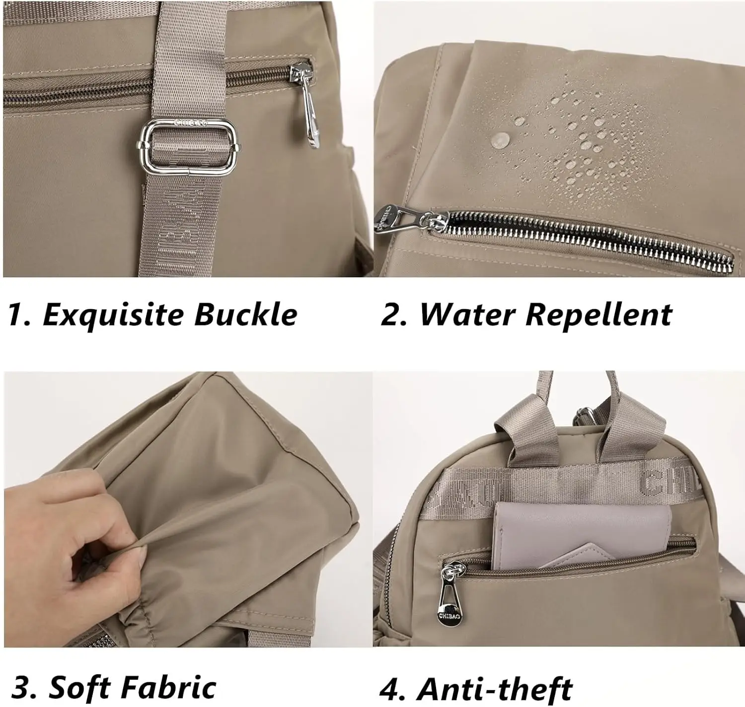 Мини-рюкзак-кошелек для женщин - Фотография_6