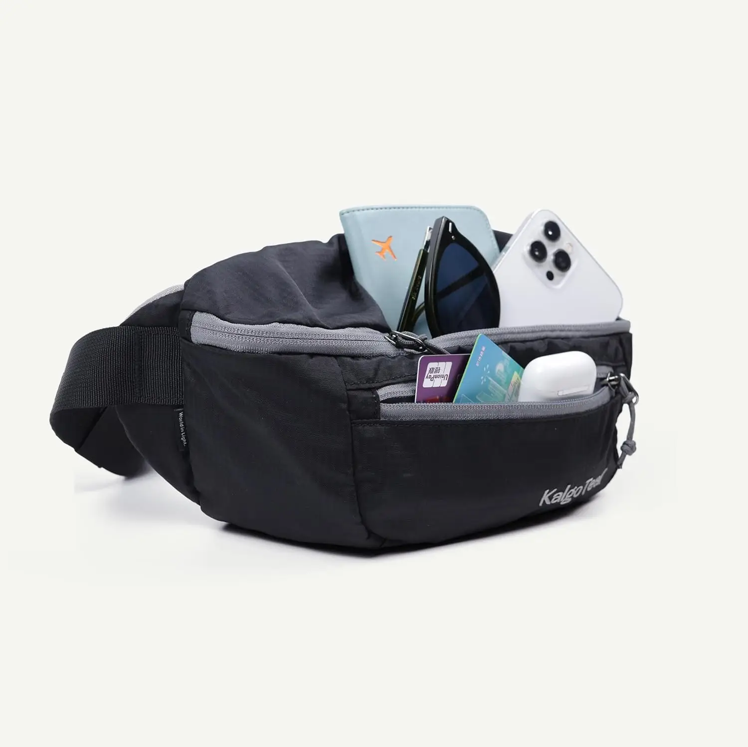 Сверхлегкая дорожная поясная сумка объемом 2 - Фотография_5