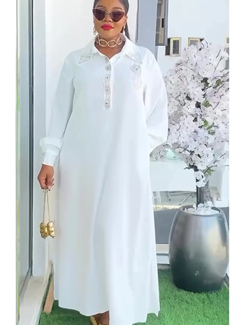 Африканские вечерние платья больших размеров для женщин - Фотография_3