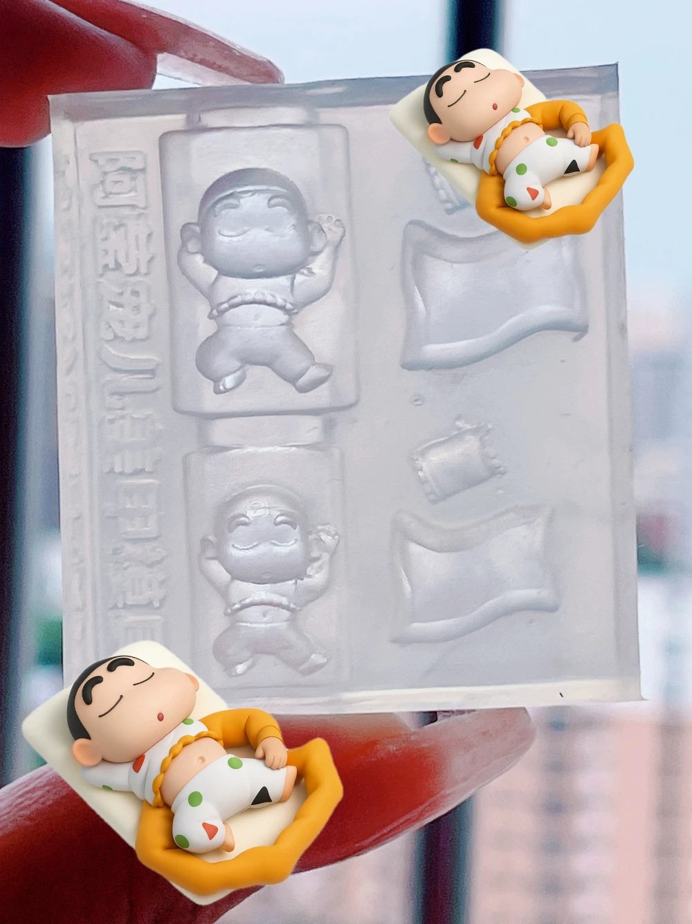 Японская кавайная аниме 3d акриловая форма для дизайна ногтей - Фотография_4