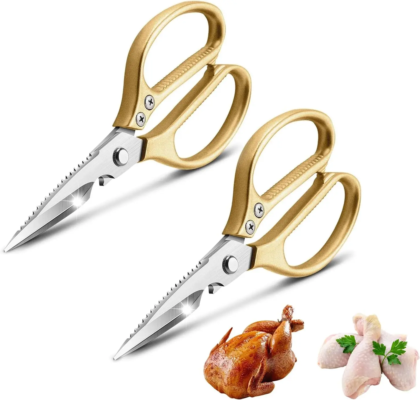 2 упаковки кухонных ножниц 8