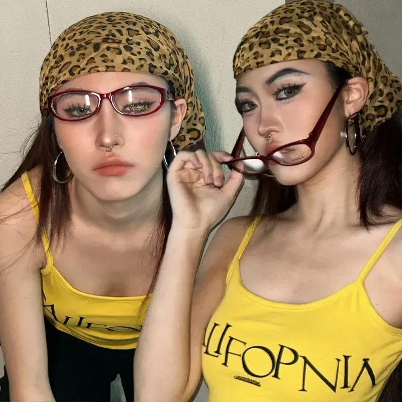 Женский платок с леопардовым принтом spicy girl