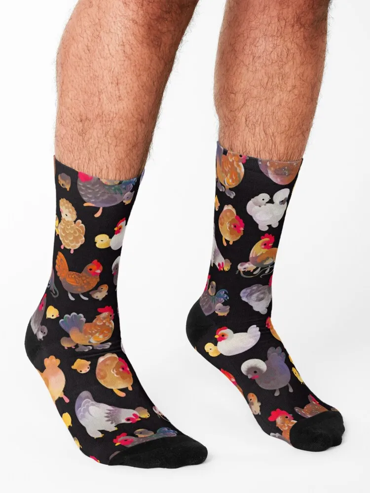 Chicken and chick - темные носки - Фотография_3