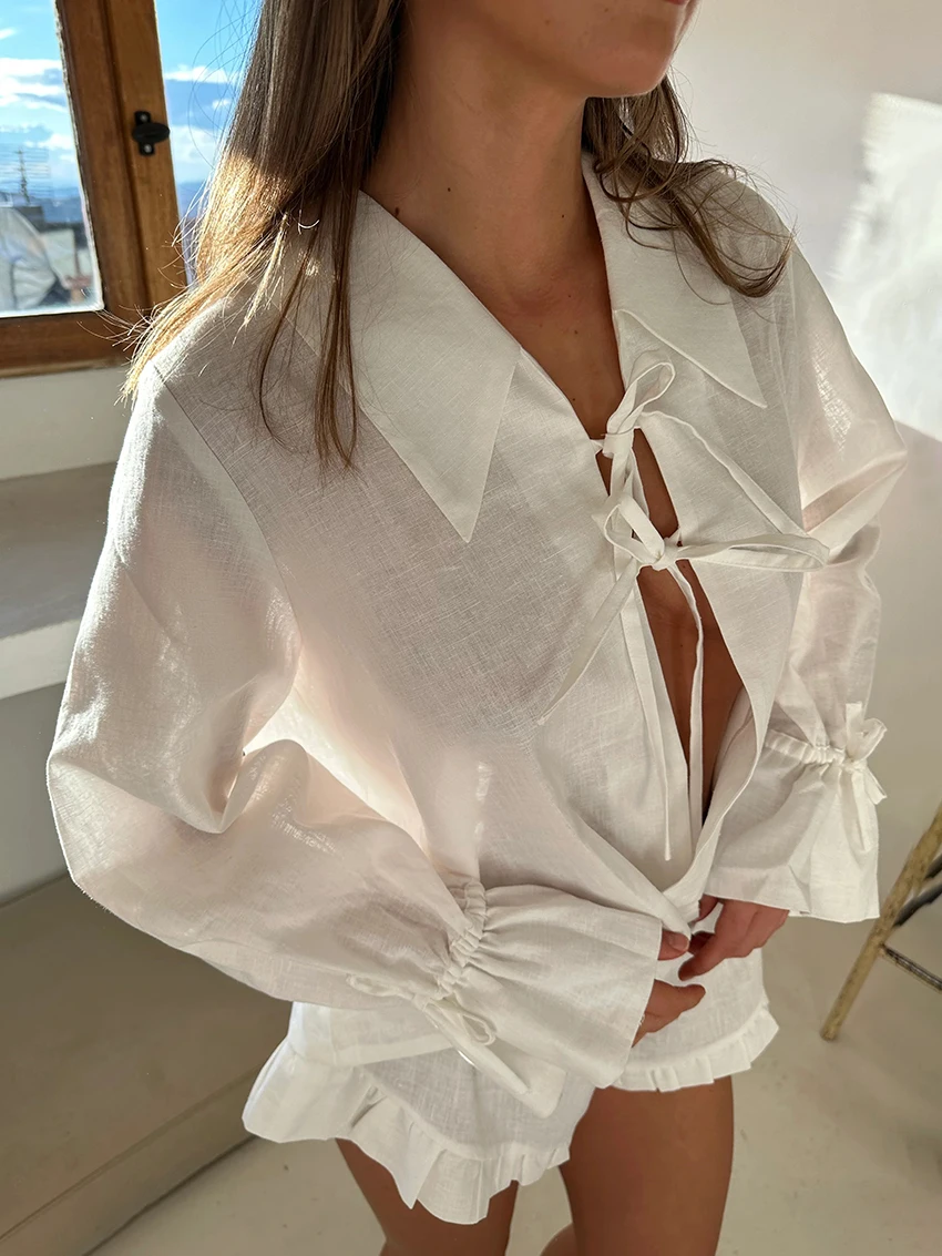 Marthaqiqi повседневная женская ночная рубашка - Фотография_3