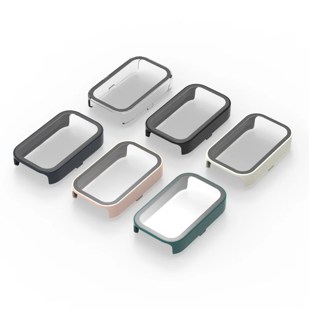 Закаленное стекло + чехол для xiaomi smart band 9 - Фотография_3
