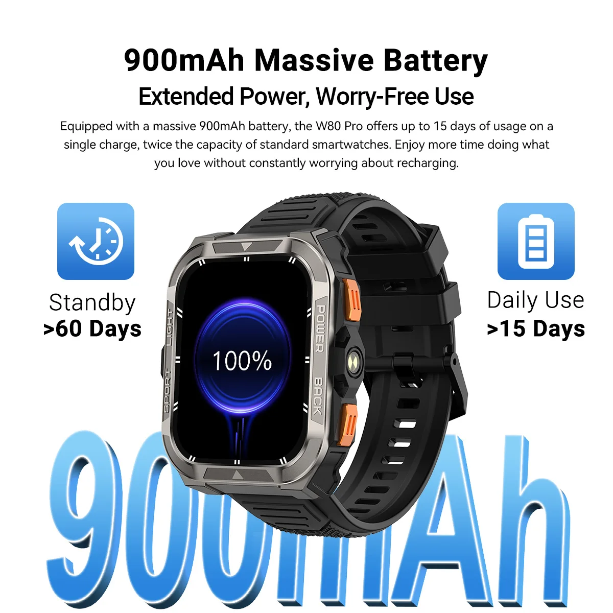 [мировая премьера] прочные умные часы blackview w80 pro для улицы - Фотография_3