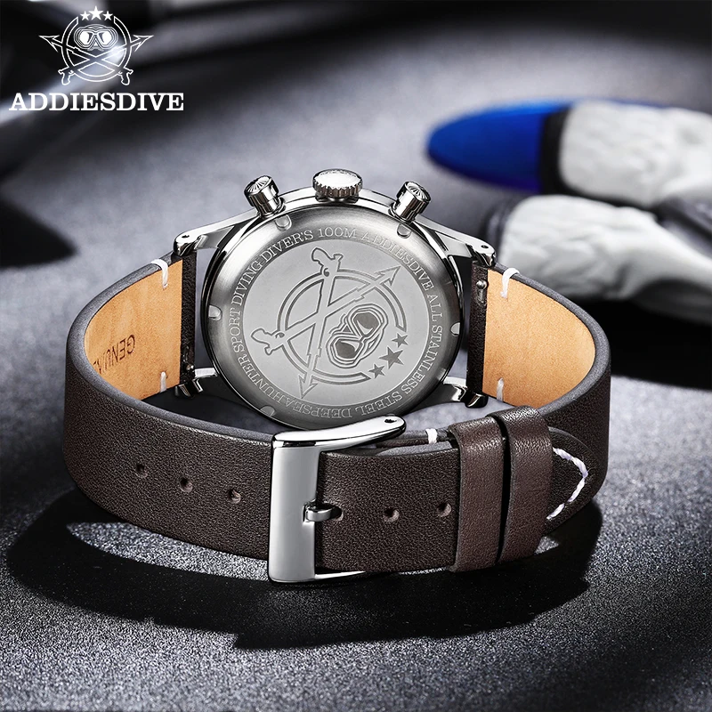 Addiesdive 38 мм кварцевые часы - Фотография_3