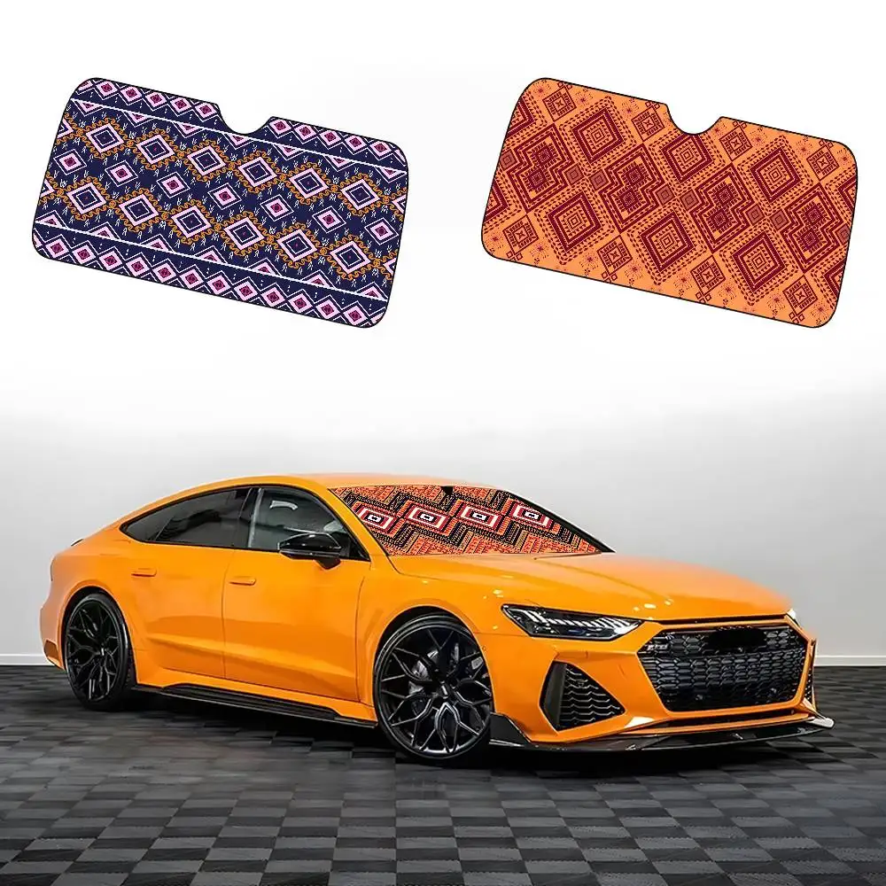 Автомобильный солнцезащитный козырек в этническом стиле - Фотография_6