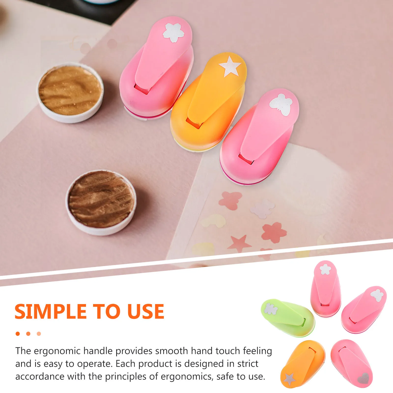 Набор дыроколов для бумаги с героями мультфильмов