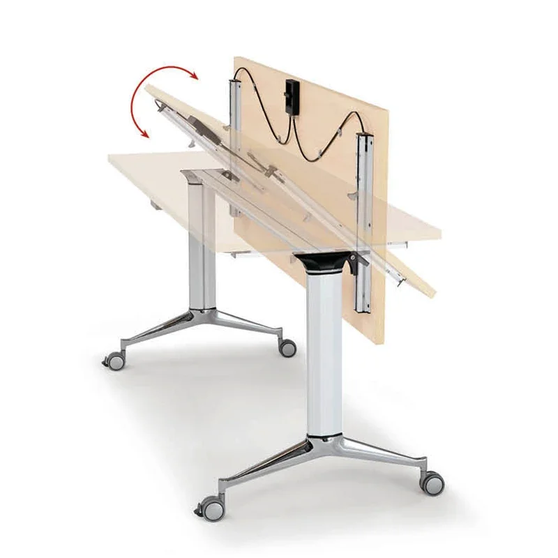 Складной тренировочный стол с комбинированными полосками - Фотография_2