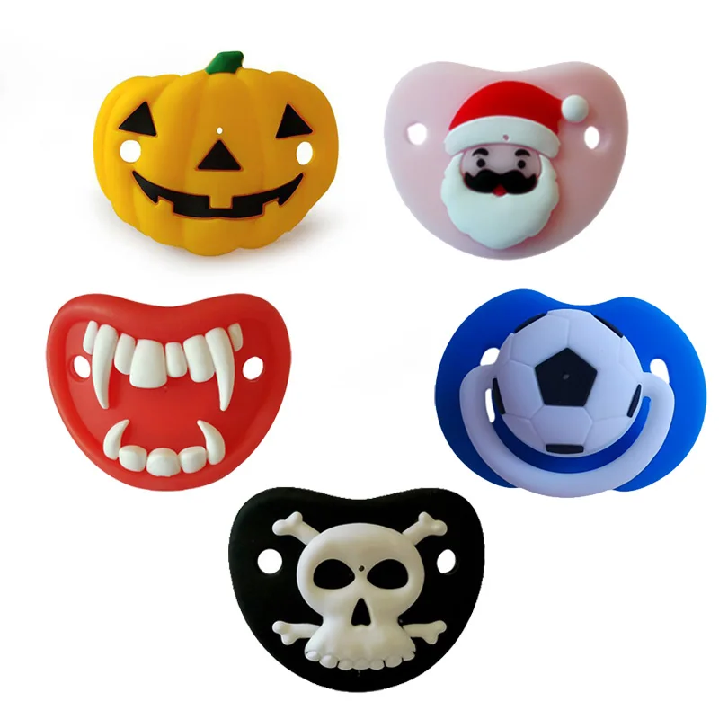 Силиконовая забавная соска-пустышка с усами - Фотография_2