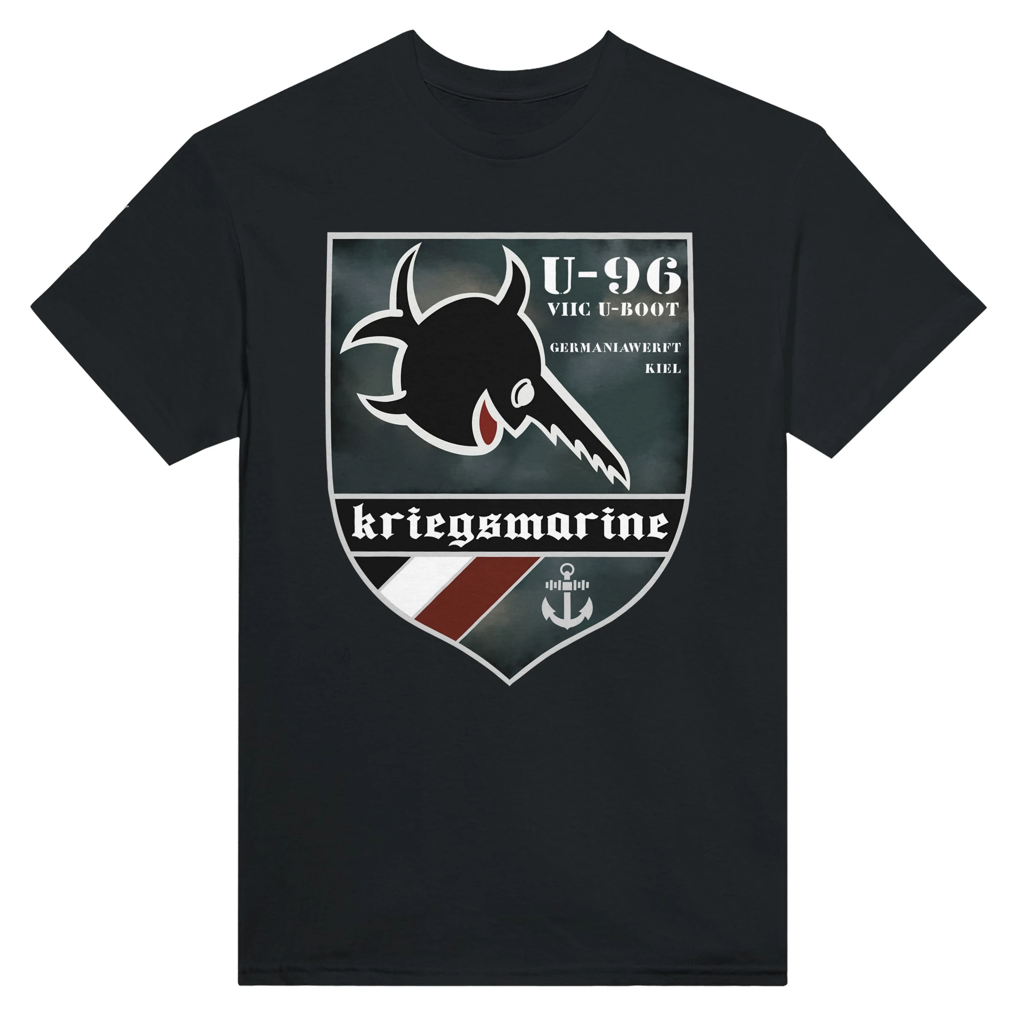 Футболка das boot u-96 с немецким u-boat и эмблемой подводной лодки