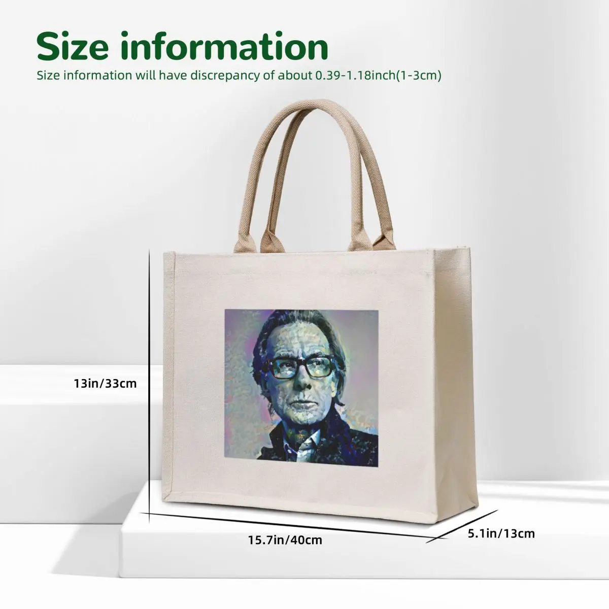 Сумка-тоут bill nighy portrait - Фотография_5