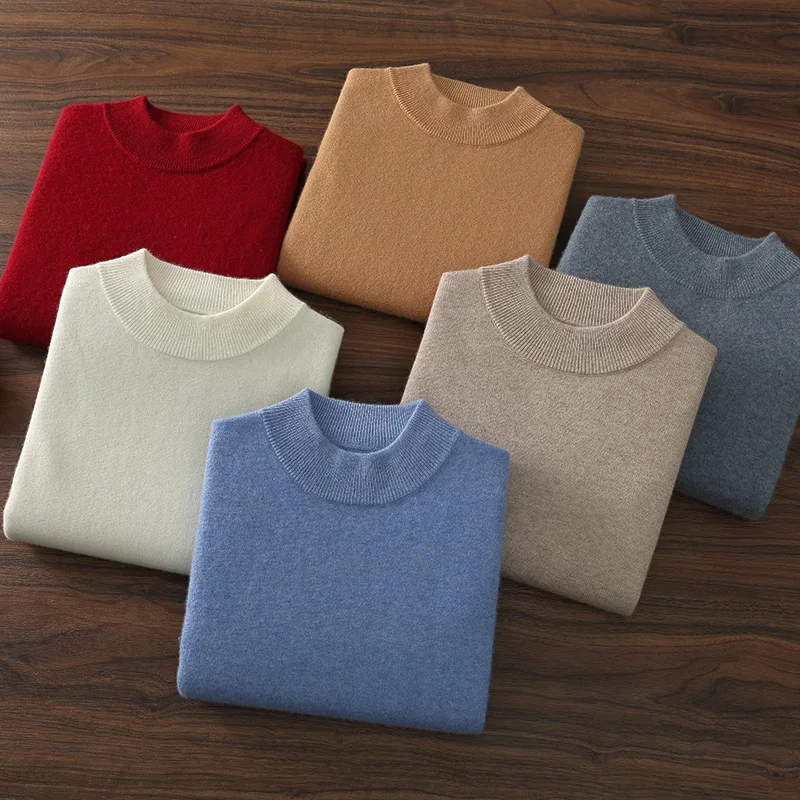 100% высококачественный кашемировый мужской пуловер для осени и зимы - Фотография_2