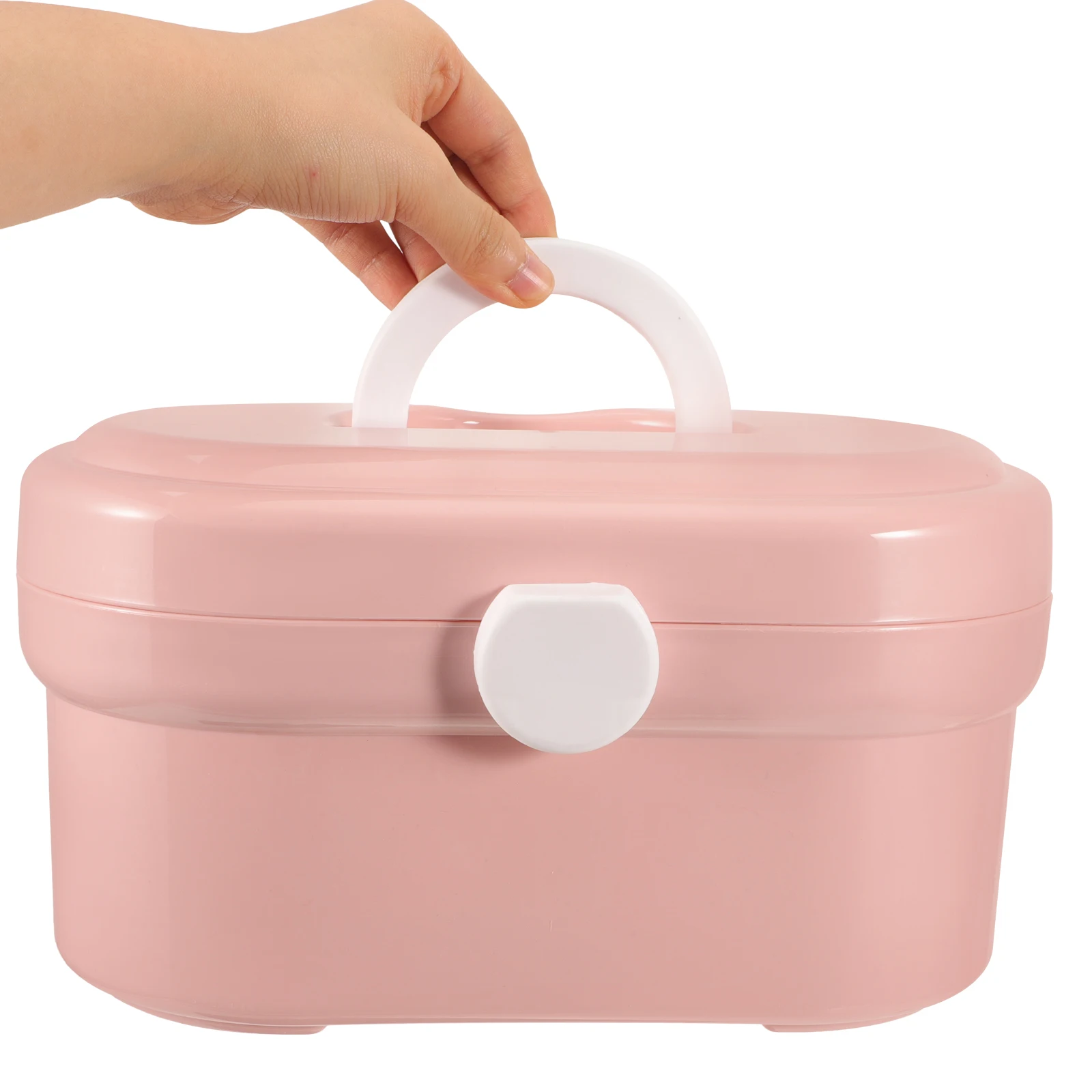 Розовый многофункциональный аптечный шкаф